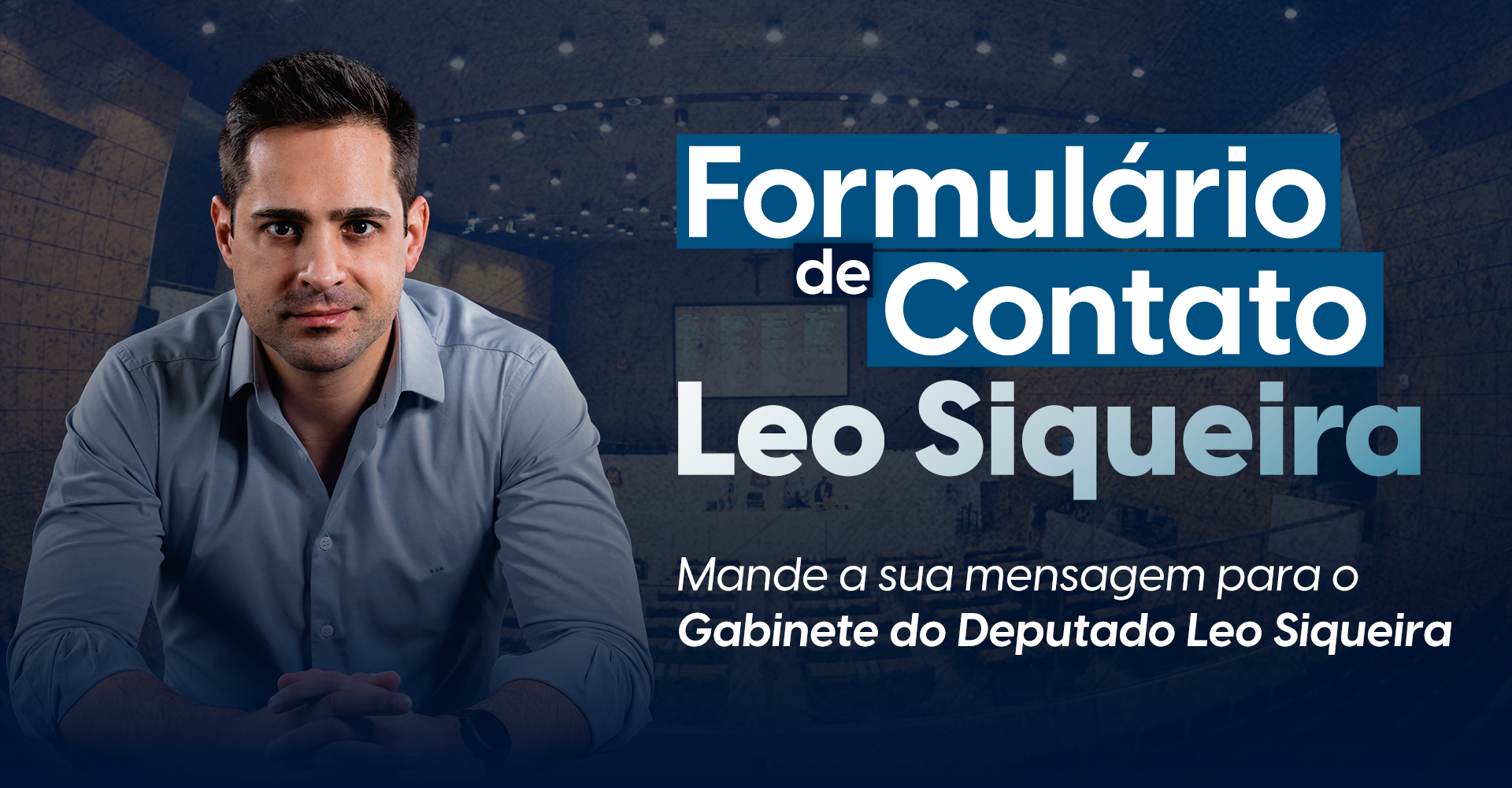 Formulário de Contato Leo Siqueira